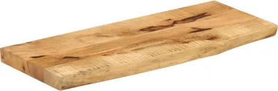 Produktbild von vidaXL Tischplatte 70x30x2,5 cm Baumkante Massivholz Raues Mangoholz