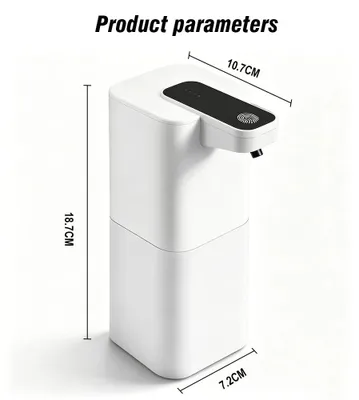 Produktbild von Automatischer Seifenspender - Berührungslos - Infrarotsensor - Für Flüssigseife - USB-C-Aufladung - Badezimmer
