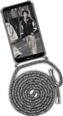 Produktbild von TWIST-Case + TWIST-Cord für Huawei P Smart (2017), Farbe:White Noise (Silber)