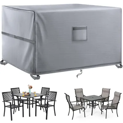Produktbild von Abdeckung für Gartenmöbel 180x120x74cm, wasserdichte Schutzhülle 420D Oxford, UV-Schutz, winddicht