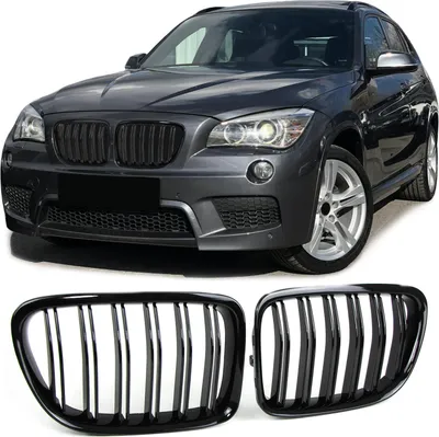 Produktbild von Sport Kühlergrill Doppelsteg Performance Glanz passend für BMW X1 E84 0-15