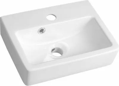 Obrázek produktu pro Keramické umyvadlo NOAM 37,5x28 cm, bílé