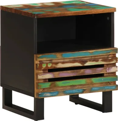 Produktbild von Nachttisch 40x34x46 cm Altholz Massiv