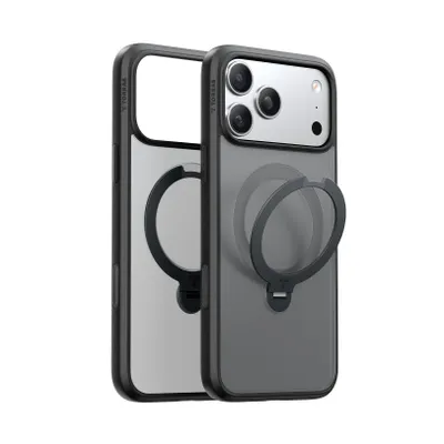 Obrázok produktu pre Torras - Ostand Spin MagSafe Series ochranný obal na iPhone 17 Pro – čierny