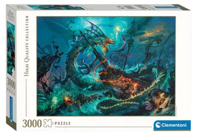 Image de Clementoni Legpuzzel La bataille sous-marine, 3000st.