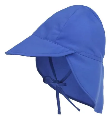 Produktbild von Sonnenhut Baby mit Nackenschutz UV Schutz Fischerhut Kinder Mütze 48-54 Blau