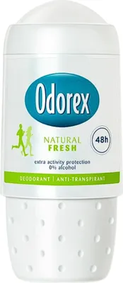 Zdjęcie produktu dla Odorex - Dezodorant w kulce - Naturally Fresh - Świeży i naturalny - 50 ml - 1 szt
