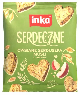 Obrázek produktu pro Inka przekąska owsiana z jabłkiem 50g