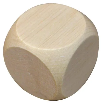 Productafbeelding van Omgoods - Set van 10 Houten Dobbelstenen voor Creatieve Spellen