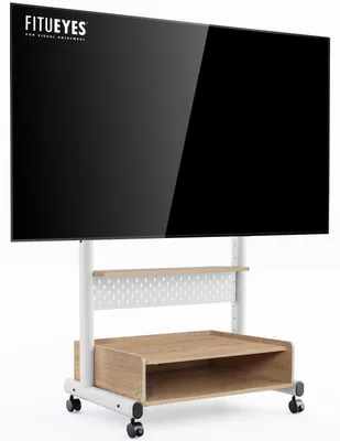 Image de Support mural mobile pour télévision, compatible avec les téléviseurs de 40 à 85 pouces, capacité de charge de 60 kg