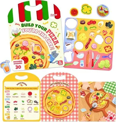 Productafbeelding van Wasserfeste Kunststoff-Stickerbücher - Vielfarbige, Wasserdichte und Waschbare Jelly-Sticker - Kreatives Spiel für Kinder - 30 Stück