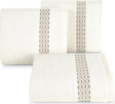 Produktbild von Eurofirany 419975, Cremefarben, Einfarbig, Baumwolle, Polyester, 30 x 50 cm, 75 g