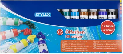 Produktbild von STYLEX® 28652 Barwnik olejowy - 12 tubek po 12 ml