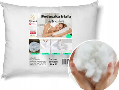 Zdjęcie produktu dla PODUSZKA DO SPANIA BIAŁA SOFT BALL DICK 70x80 antyalergiczna