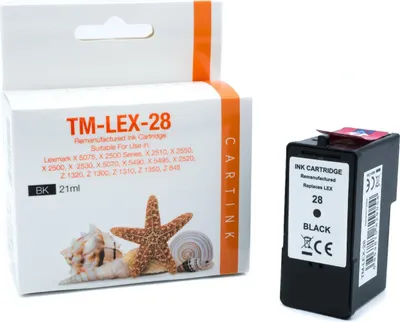 Produktbild von black Tinte/Tintenpatrone 4.4-18C1528E kompatibel mit Lexmark 18C1528E