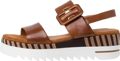 Produktbild von Marco Tozzi Echtleder Sandale  by Guido Maria Kretschmer cognac antic, Damen:41 EU