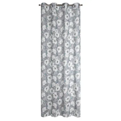 Zdjęcie produktu dla Eurofirany 386933, Przezroczysty, Biały, Wzór, Poliester, Oczko, 130 g/m²