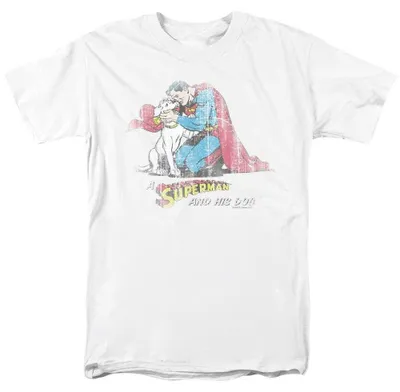 Productafbeelding van Superman - "And His Dog" sweater voor heren/dames, uni model, TV36455 (4XL) (wit)