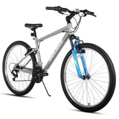 Produktbild von HILAND Mountainbike 26/27 Zoll Herren Damen Studenten fahrräder, Gelände Pendlerfahrräder Mit 18 Gang, Doppel-V-Bremsen, stoßdämpfender Federgabel