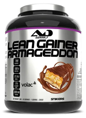 Image de Gainers - Addict Sport Nutrition - Lean gainer armageddon (2kg) - Saveur Snickers