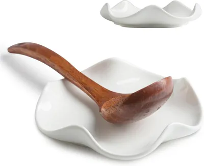 Immagine prodotto di Porta-cucchiai in Vetroceramica, bianco, 13 cm, per utensili da cucina