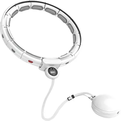 Produktbild von Gewichteter intelligenter Hula-Reifen mit einstellbarem digitalem Zähler, geeignet für erwachsene Gewichtsabnahme und stille intelligente Fitness.