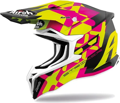 Produktbild von Airoh Strycker XXX Carbon Motocross Helm Farbe: Pink, Grösse: XXL (63)