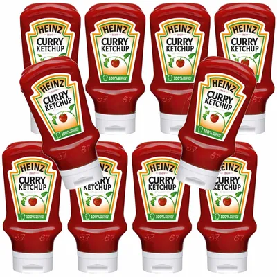 Produktbild von Heinz Curry Ketchup Kopfstehflasche (10x500 ml) VPE
