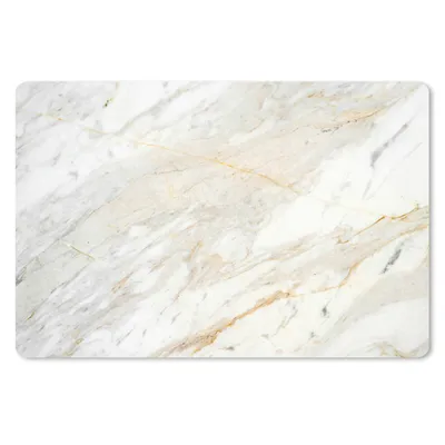 Produktbild von MuchoWow® Schreibtischunterlage Schwarzer und weißer Marmor Foto 60x40 cm - XXL Mauspad - Großes Mauspad