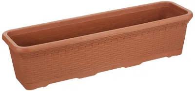 Immagine prodotto di Vaso da balcone - 16,5 litri - Terracotta - 72 x 20 x 18 cm