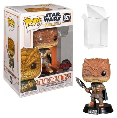 Image de Funko Pop! Star Wars - The Mandalorian - Bandit trandoshan n° 357 (édition exclusive)