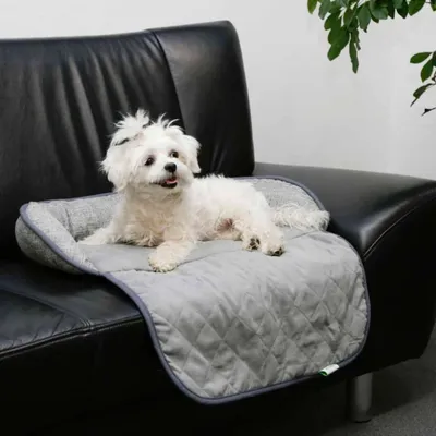 Produktbild von Kerbl Hunde-Couchkissen Emalia 98 x 66 x 12 cm Grau 80375