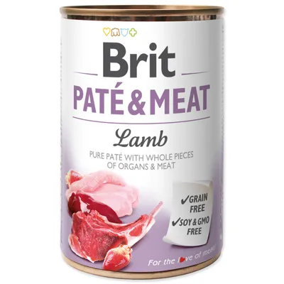 Zdjęcie produktu dla BRIT Paste & Meat z jagnięciną - mokra karma dla psów - 400g