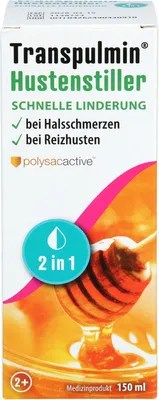 Immagine prodotto di Transpulmin Sciroppo antitosse, 150 ml soluzione