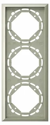 Produktbild von REV Ritter Düwi TerraLuxe 3-Fach Abdeckrahmen Titan-Optik