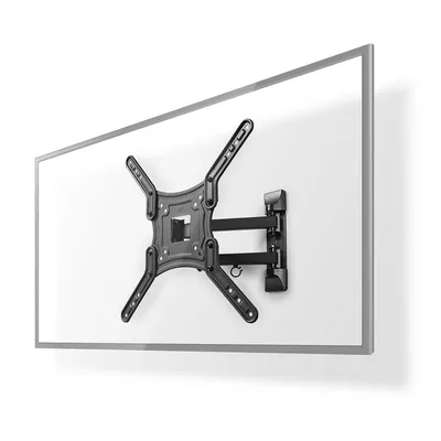 Produktbild von Nedis Vollbewegliche-TV-Wandhalterung - 23 - 55 " - maximal unterstützes Bildschirmgewicht: 30 kg - kippbar - drehbar - Minimaler Wandabstand: 70 mm - Maximaler Wandabstand: 400 mm - 3 Drehpunkt(e)