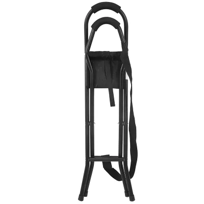 Produktbild von Spazierstock Spazierstock Klappstock Hocker Tragbarer Leichter Spazierstuhl mit Sitz