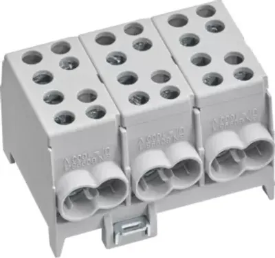 Immagine prodotto di Hager Hauptleitungsabzweigklemme KH35L3 3polig 2x35-2x25qmm grau (KH35L3)