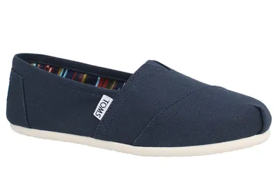 Produktbild von TOMS The Original Classic, Slipper, Weiblich, Erwachsener, Navy, Einfarbig, Ohne Verschluss