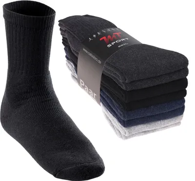 Produktbild von MT Damen und Herren Sport- und Freizeitsocken (8 Paar) Tennissocken - 4-Farb-Mix 43-46
