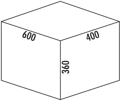 Image de Naber Cox® Box 2T 600-2. Collecteur de déchets, gris clair.  - Poubelle