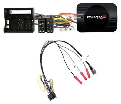 Produktbild von Audioproject A400.3-10 - CAN Bus Adapter incl Lenkradferbedinung für Audi VW Golf 5 6 Passat Touran Skoda Seat - Autoradio Kenwood für Autoradio Pioneer Kenwood JVC Alpine u.a.