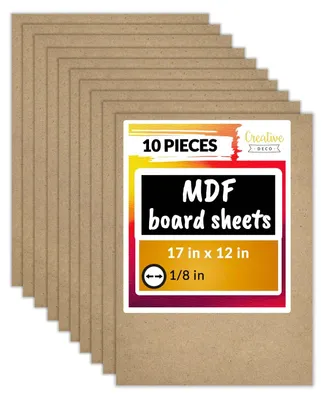 Productafbeelding van Creative Deco 10 x A3 MDF - Plaat, 420 x 300 x 3 mm