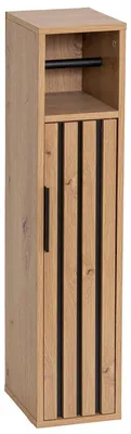 Produktbild von Toilettenpapierhalter und -spender aus MDF mit 1 Tür und 1 Einlegeboden, Dekor "Karma"