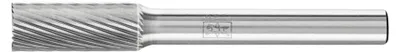 Image de PFERD TOOLS Fraise sur tige en carbure de tungstène Cylindre ZYAS à denture frontale Z5 universel fin