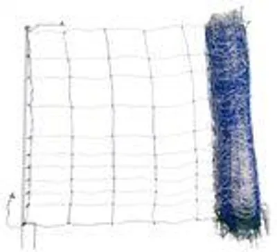 Image de AKO TitanNet 145 Weidenetz blau/weiß 25m x 145cm, 8 Pfähle, Doppelspitze