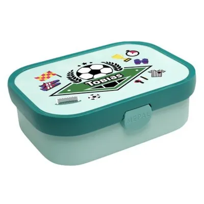 Produktbild von Personalisierte Brotdose mit Namen Große und praktische Brotdose für Kinder Wunderschöne Lunchbox für Mädchen und Jungen mit verschiedenen Motiven Football Club [087]