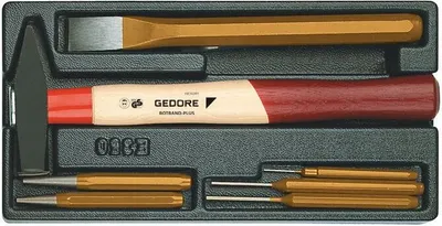 Produktbild von GEDORE 1500 ES-350 Meißel-Sortiment in 1/3 ES-Modul, 6613760