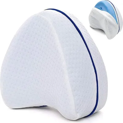 Produktbild von Kniekissen für Seitenschläfer Orthopädisches Bein-Kissen für schmerzfreien Schlaf Ergonomisches Lagerungskissen aus visco elastischem Memory Schaum
