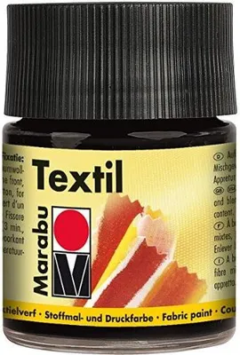 Immagine prodotto di Marabu 1716 05 073 Nero tessile 50 ml(P)